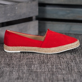 SHELOVET Slipons casuales rojo 5