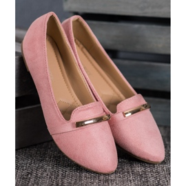 SHELOVET Bailarina rosa con adorno rosado 3