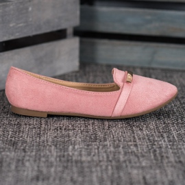 SHELOVET Bailarina rosa con adorno rosado 5