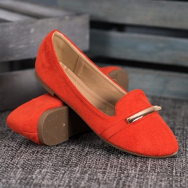 SHELOVET Bailarina Naranja Con Adorno 4