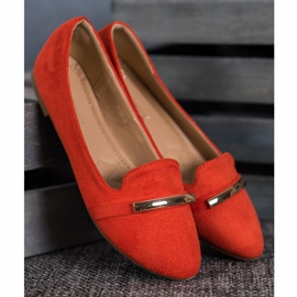 SHELOVET Bailarina Naranja Con Adorno 3