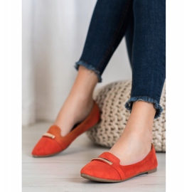SHELOVET Bailarina Naranja Con Adorno 1