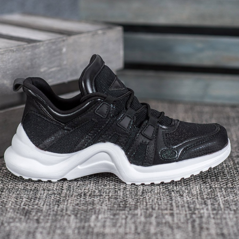 RTX WALK Zapatillas negras con purpurina negro 2