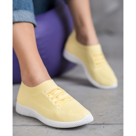 SHELOVET Zapatos Calados Amarillos 1