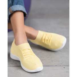 SHELOVET Zapatos Calados Amarillos 2