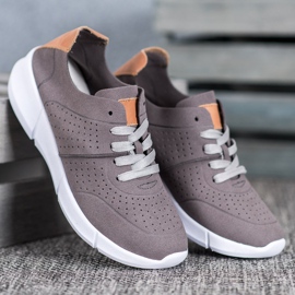 Filippo Zapatos deportivos atados gris 1