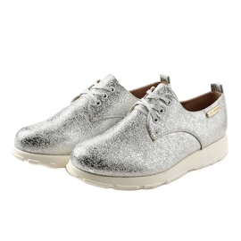Zapatos plateados clásicos XC673-2 plata 2