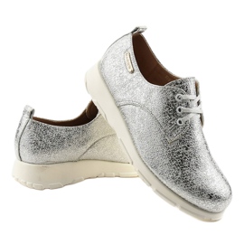 Zapatos plateados clásicos XC673-2 plata 3