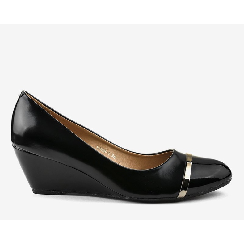 Bombas negras en la cuña X668-1 negro 2