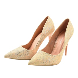 Tacones clásicos rosas GH-2510 rosado multicolor 2