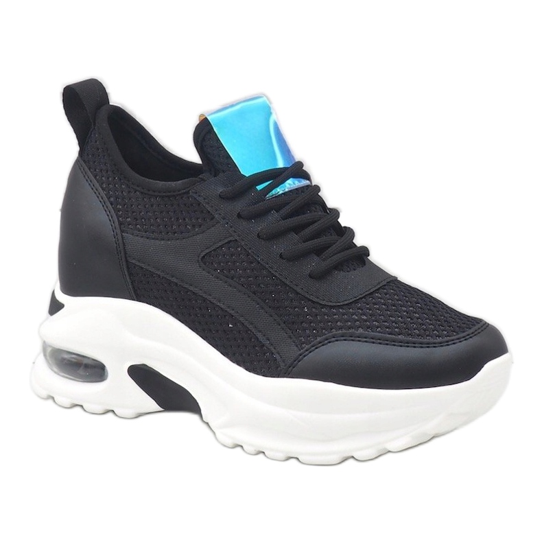 Zapatillas deportivas negras con sistema AB5722 negro 1 Zapatillas deportivas negras con sistema AB5722 negro 1