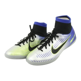 Zapatos de interior Nike Mercurial Victory 6 Df Njr Ic Jr 921491-407 plata 3