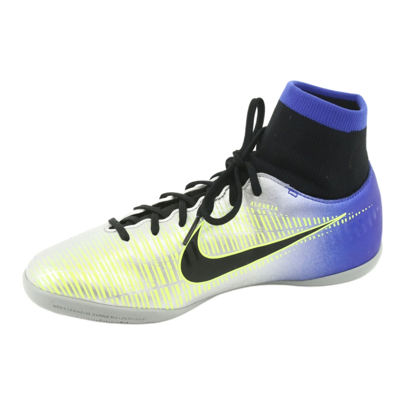 Zapatos de interior Nike Mercurial Victory 6 Df Njr Ic Jr 921491-407 plata 2