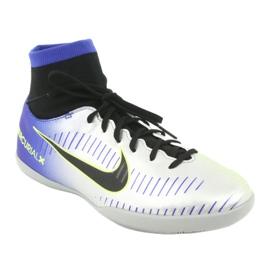 Zapatos de interior Nike Mercurial Victory 6 Df Njr Ic Jr 921491-407 plata 1