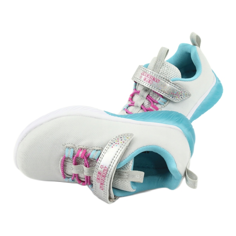Zapatillas deportivas American Club ES14 gris/azul 6