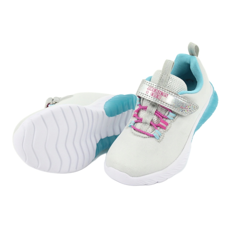Zapatillas deportivas American Club ES14 gris/azul 5
