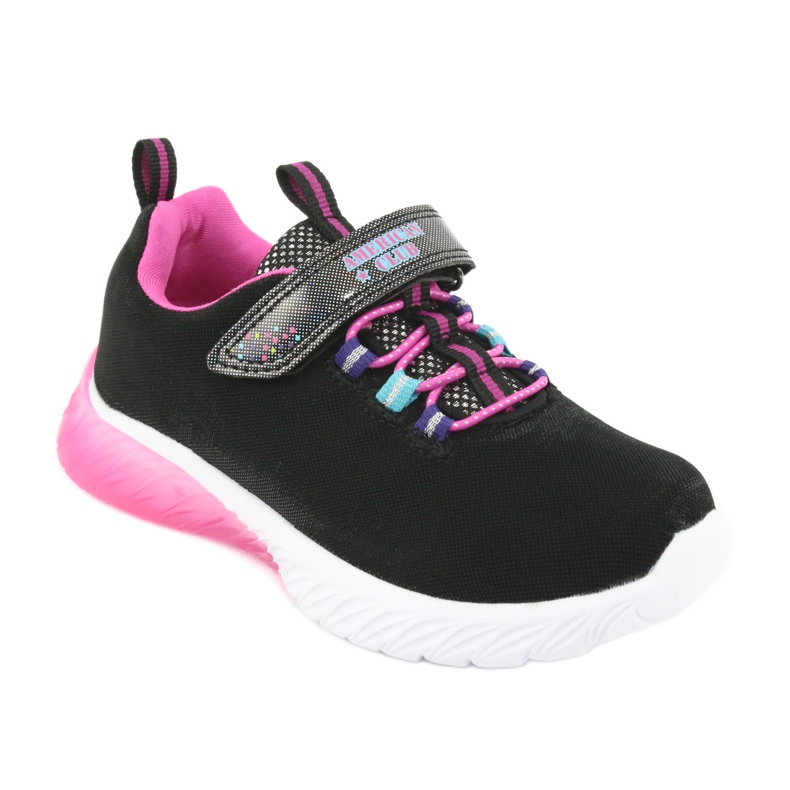 Zapatillas deportivas American Club ES14 rosa negro violeta rosado 1