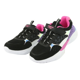 Zapatos deportivos de moda American Club ES07 negro violeta rosado gris 3