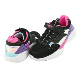 Zapatos deportivos de moda American Club ES07 negro violeta rosado gris 4