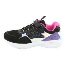 Zapatos deportivos de moda American Club ES07 negro violeta rosado gris 2