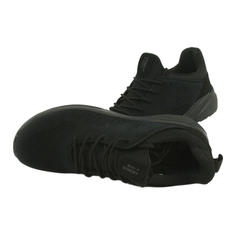 Zapatillas deportivas sin cordones American Club HA05 negras negro 6