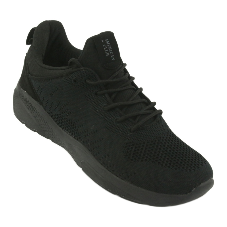 Zapatillas deportivas sin cordones American Club HA05 negras negro 1