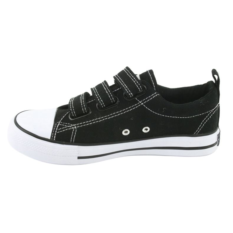 American Club Deportivas negras con velcro American LH31 negro 2