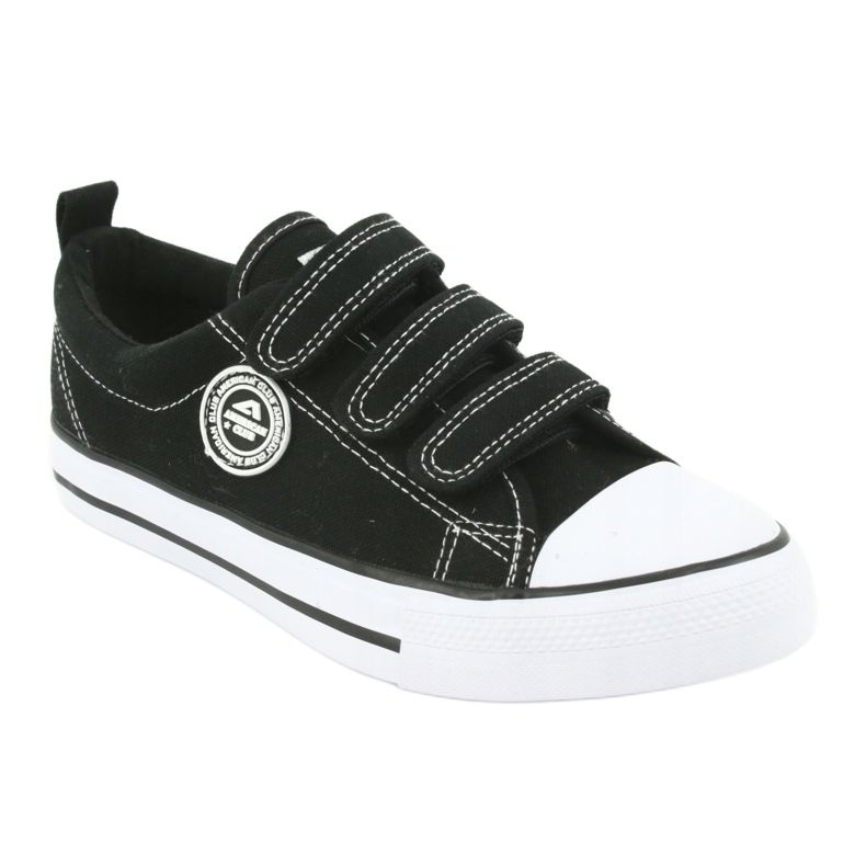 American Club Deportivas negras con velcro American LH31 negro 1