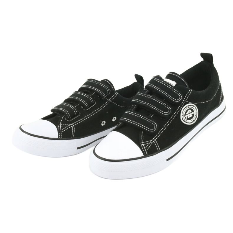 American Club Deportivas negras con velcro American LH31 negro 4