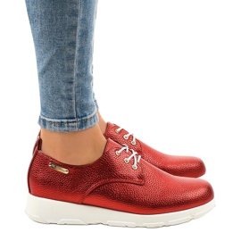 Zapato clásico rojo mate XC672-2 2