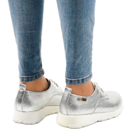 Zapato clásico plata mate XC672-1 gris 3