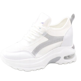 Zapatillas deportivas blancas con sistema AB5722 blanco gris 2