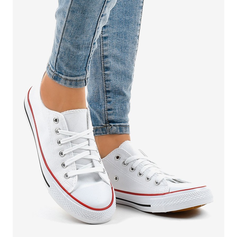 Zapatillas de mujer blancas clásicas ZC-2 blanco 2