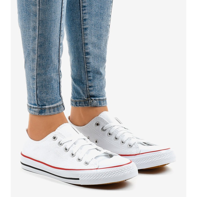 Zapatillas de mujer blancas clásicas ZC-2 blanco 1