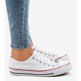 Zapatillas de mujer blancas clásicas ZC-2 blanco 3