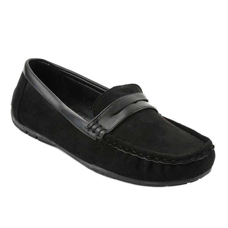 Mocasines negros de bailarinas BO-378 1 Mocasines negros de bailarinas BO-378 1