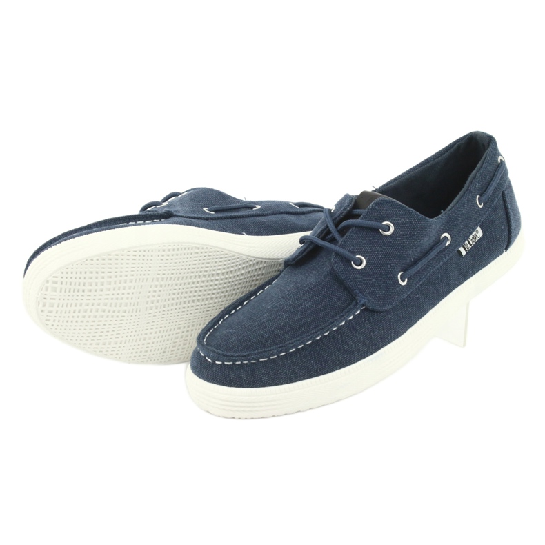 Mocasines de hombre Lee Cooper GC008Q-01 azul marino 4