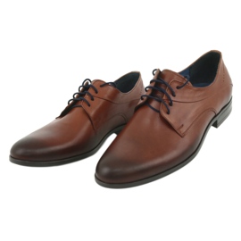 Nikopol Zapatos de cuero marrón 1736 3