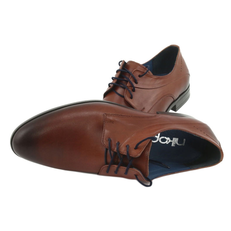 Nikopol Zapatos de cuero marrón 1736 6