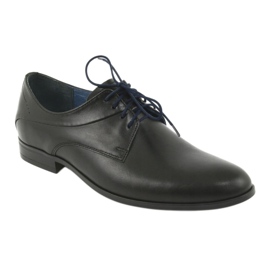 Nikopol Zapatos de cuero negro 1736 1