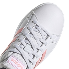 Zapatillas adidas Grand Court K Jr EG1995 blanco rosado 3