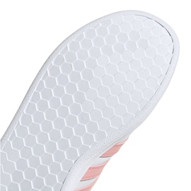 Zapatillas adidas Grand Court K Jr EG1995 blanco rosado 5