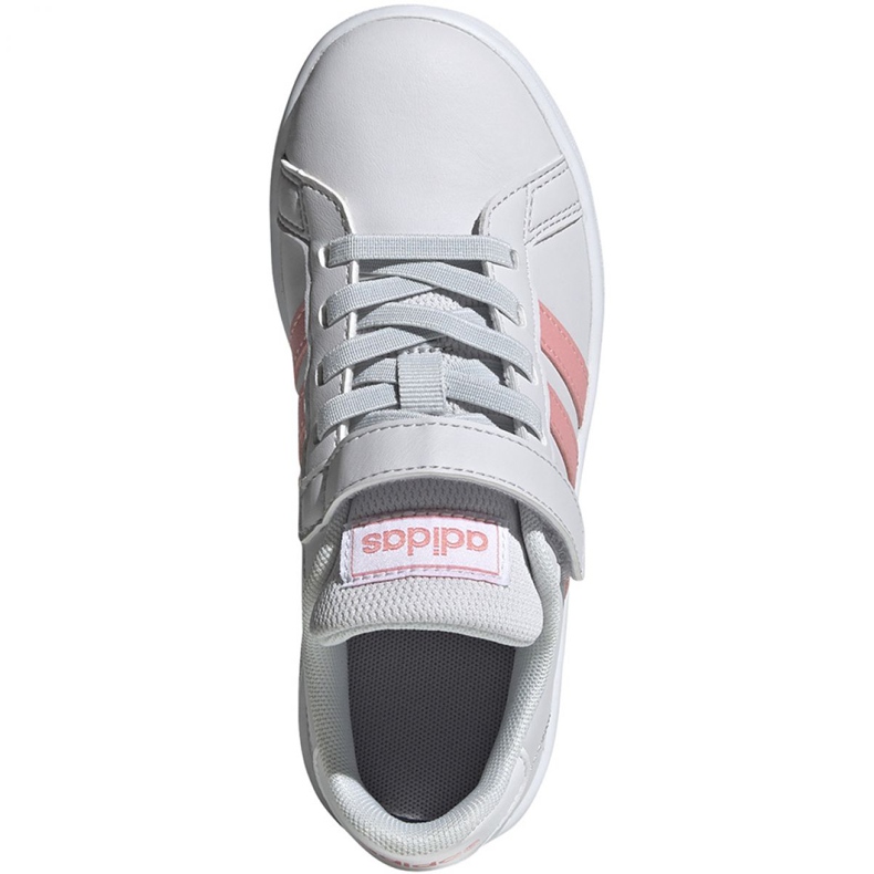 Zapatillas Adidas Grand Court C Jr EG6737 blanco rosa 1