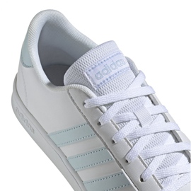 Zapatillas adidas Grand Court K Jr EG1994 blanco azul 4
