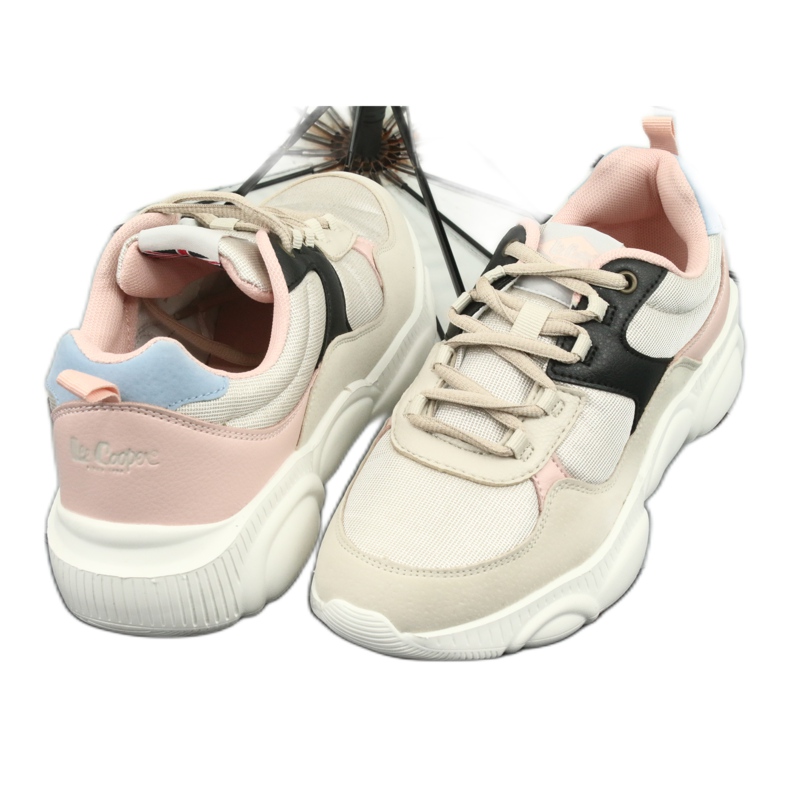 Zapatillas Deportivas Mujer Lee Cooper 1275 beige/rosa 3