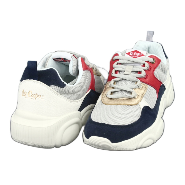 Lee Cooper Zapatos deportivos femeninos 1275 gris/multicolor 3