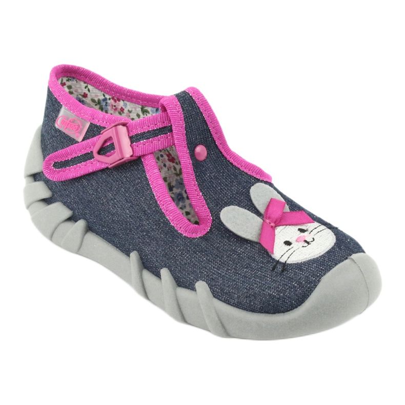 Calzado infantil befado 110P379 azul marino rosa 1