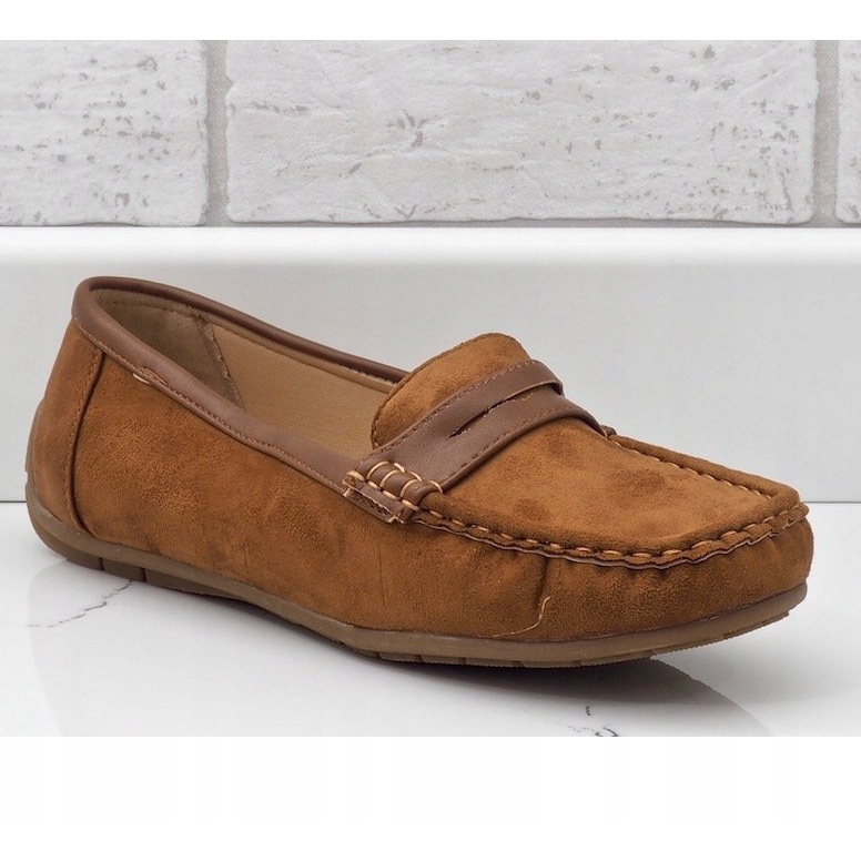 Mocasines marrones de bailarinas BO-378 marrón 1