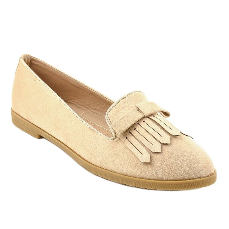Mocasines lordsy beige de ante ecológico 2358 1