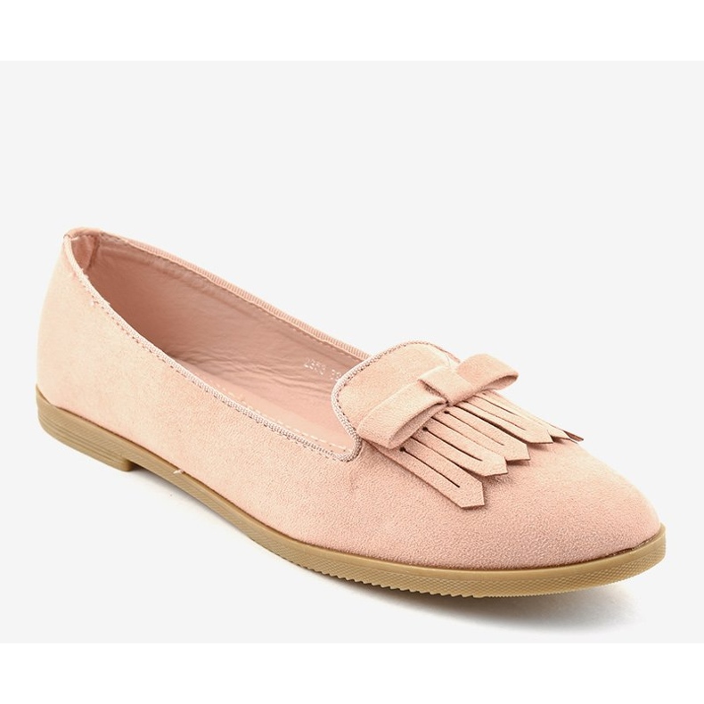 Mocasines Lordsy de ante ecológico rosa 2358 1